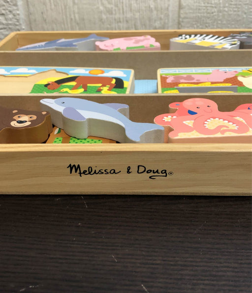 secondhand Melissa & Doug Animal Picture Boards