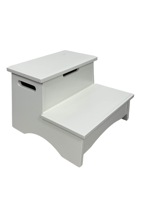secondhand Pottery Barn Kids Storage Step Stool, White