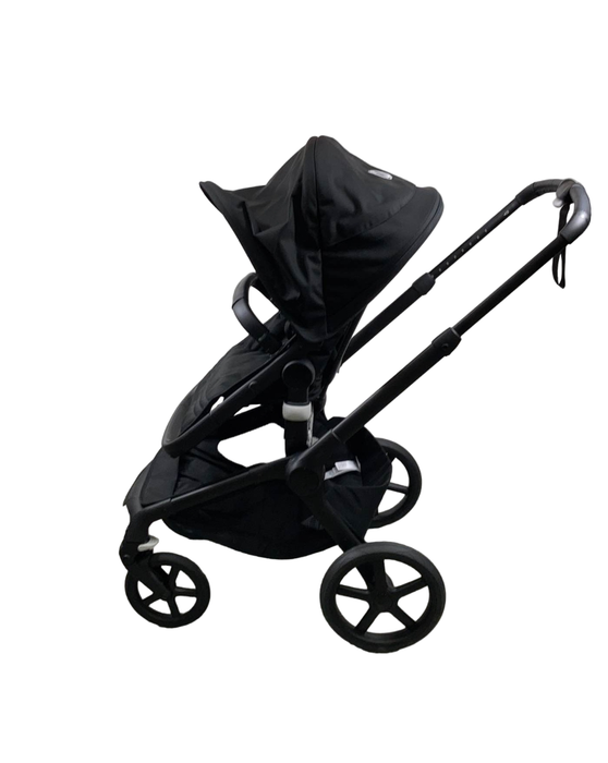 secondhand Bugaboo Fox 5 Stroller, 2023, Black Frame, Midnight Black