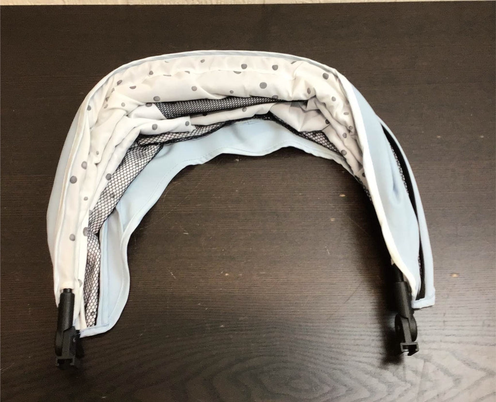 Mockingbird Replacement Canopy With Sun Shade, Sky, Watercolor Drops