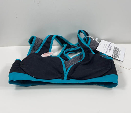 secondhand Cake Maternity Lotus Hands Free Pumping Yoga Bra, Teal