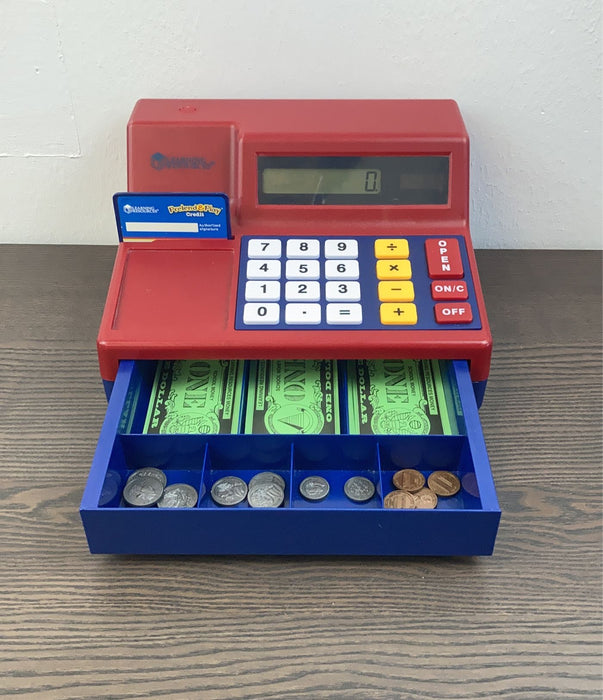 used Learning Resources Pretend & Play Calculator Cash Register