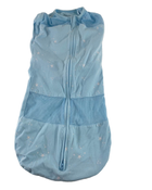 used Happiest Baby Sleepea Swaddle, Medium, Sky Blue Stars