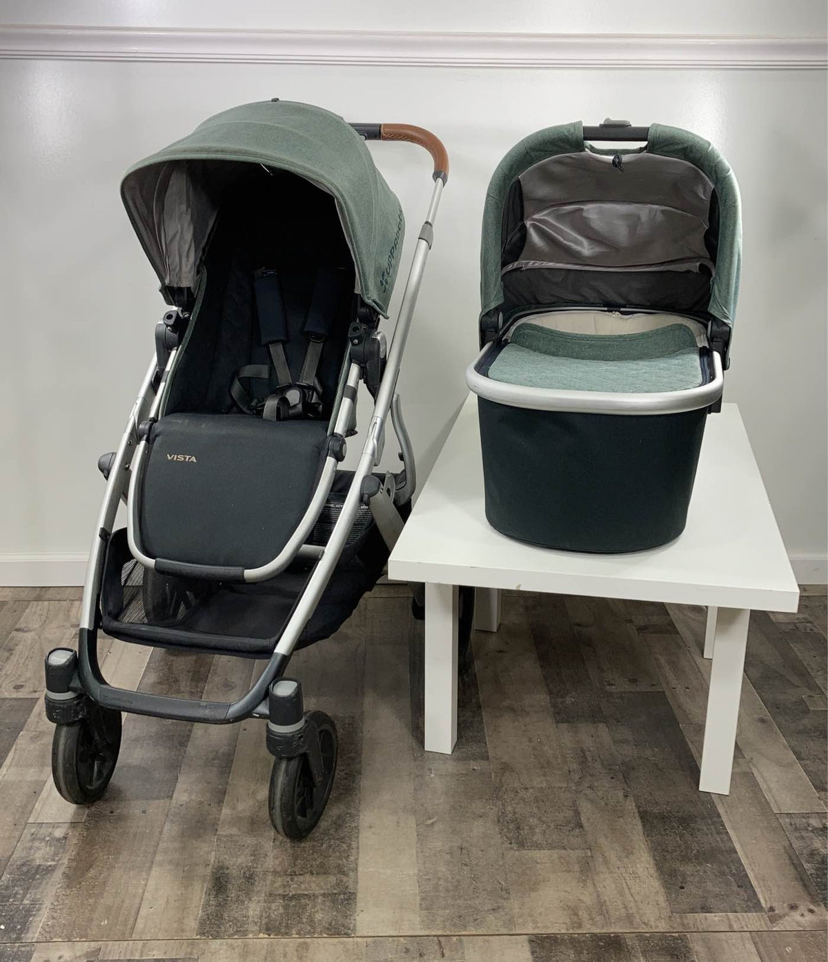 UPPAbaby VISTA Stroller, Emmett (Green Melange), 2018