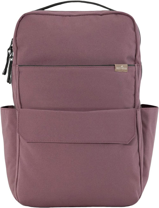 used Red Rovr Roo Backpack Diaper Bag, Mauve