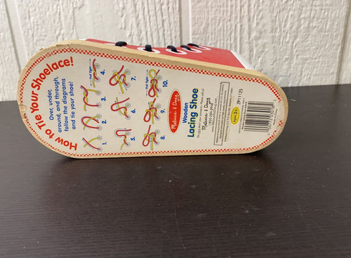 secondhand Melissa & Doug Lacing Shoe