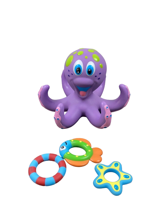 secondhand Nuby Octopus Hoopla Bath Toy