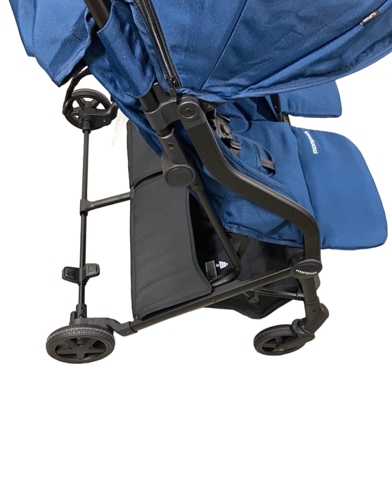 secondhand Mompush Lithe Double Stroller, 2022, Navy