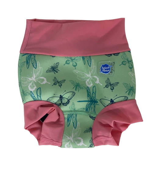 used Splash About Happy Nappy Swim Diaper, 6-12m, Dragonfly