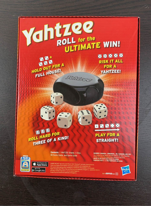 secondhand Hasbro Yahtzee Classic Game