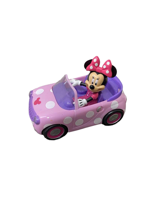 Jada Toys Disney Junior Rc Minnie Bowtique Roadster Remote Control Vehicle  7 Pink With White Polka Dots : Target