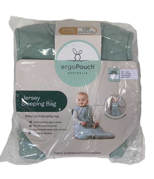 used ErgoPouch Jersey Sleeping Bag 2.5 TOG, Sage, 3-12 months