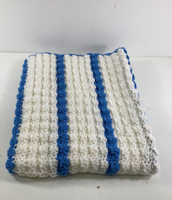 Shop Handmade Blanket, Blue and White at GoodBuy Gear