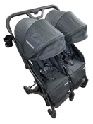 used Mompush Lithe Double Stroller, Black, 2022