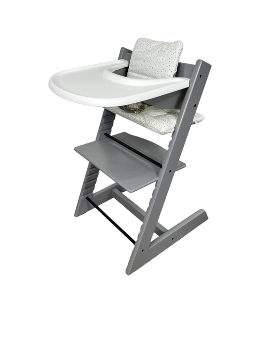 Stokke Tripp Trapp Complete High Chair, Storm Grey, Soft Sprinkle