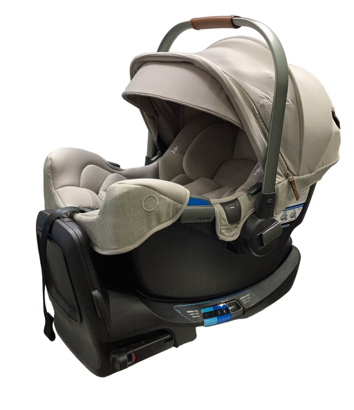 used Nuna PIPA rx Infant Car Seat with RELX Base, 2023, Hazelwood