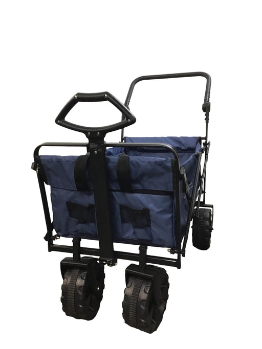 used Wonderfold Wagon S2 Push and Pull Folding Wagon, Blue, P Model