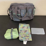 used Graco Smart Organizer System Tote Diaper Bag