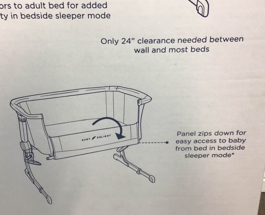 used Baby Delight Beside Me Dreamer Bassinet & Bedside Sleeper