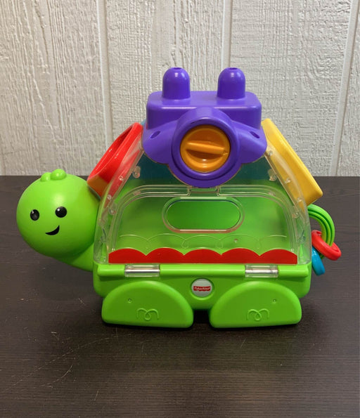 secondhand Fisher Price Little Stackers Sort 'n Spill Turtle