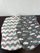 used BUNDLE Fitted Mini Crib Sheets