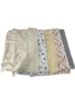 Shop Burt's Bees Baby Organic Cotton Burp Cloths 5 Pack, Whimsy at GoodBuy Gear