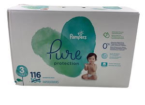 Pampers Pure Protection Diapers Size 3, 116 Count