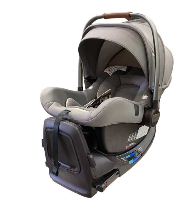 used Nuna PIPA Lite R Infant Car Seat, Granite, 2022