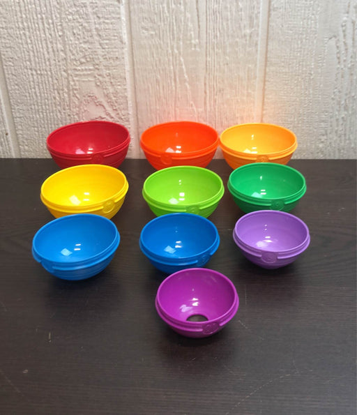 secondhand Fisher Price Brilliant Basics Stack And Roll Cups