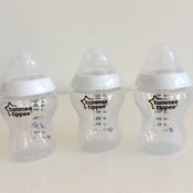 used Tommee Tippee Closer To Nature Baby Bottles, 9 oz/slow flow 