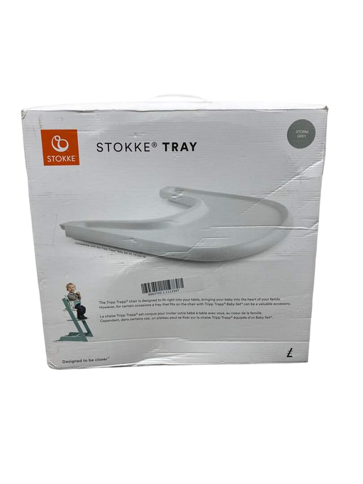 used Stokke Tripp Trapp Tray, Storm Grey