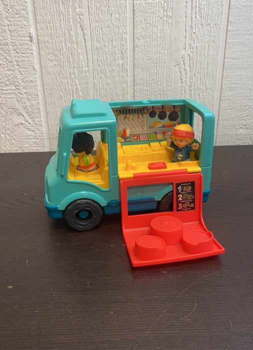 used Fisher Price Little People Serve It Up Food Truck