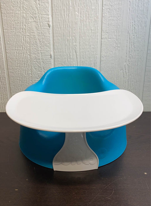 used Bumbo Floor Seat With Play Tray, Aqua