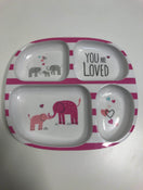 secondhand BUNDLE Pottery Barn Kids Pink Elephant Plates