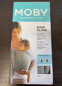 used Moby Ring Sling, Pewter