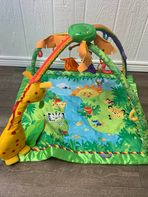 secondhand Fisher Price Rainforest Melodies and Lights Deluxe Gym