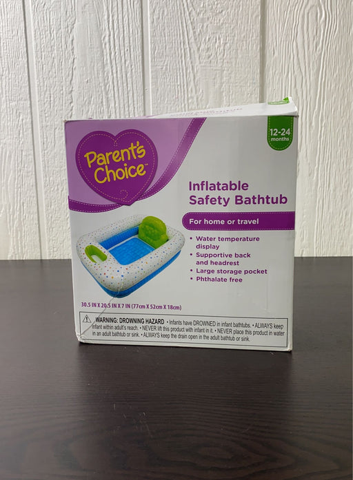 used Parent’s Choice Inflatable Safety Bathtub