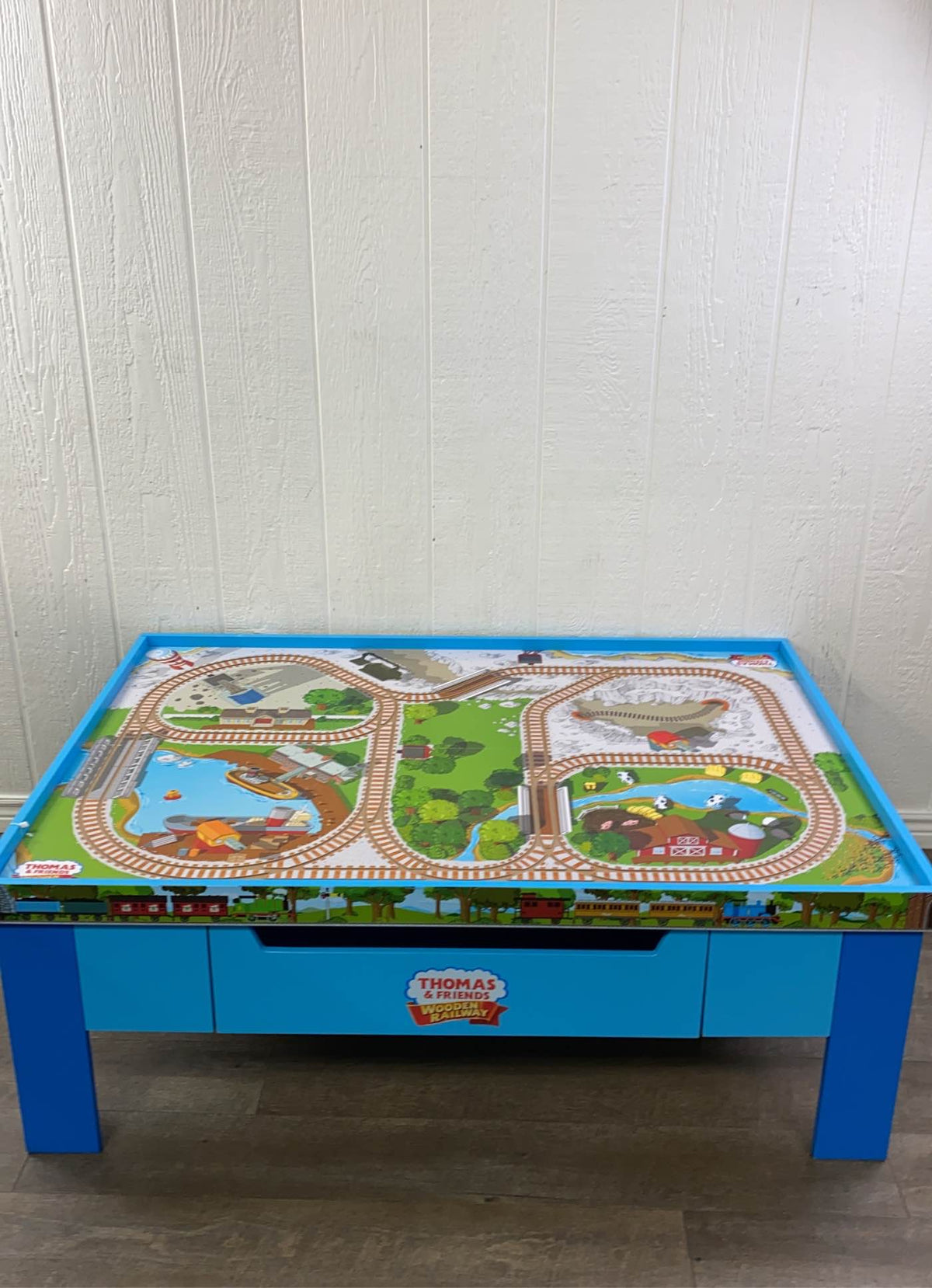 Thomas Friends Wooden Railway Train Table