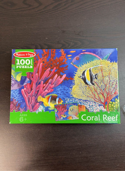 used Melissa & Doug 100 Piece Puzzle, Coral Reef