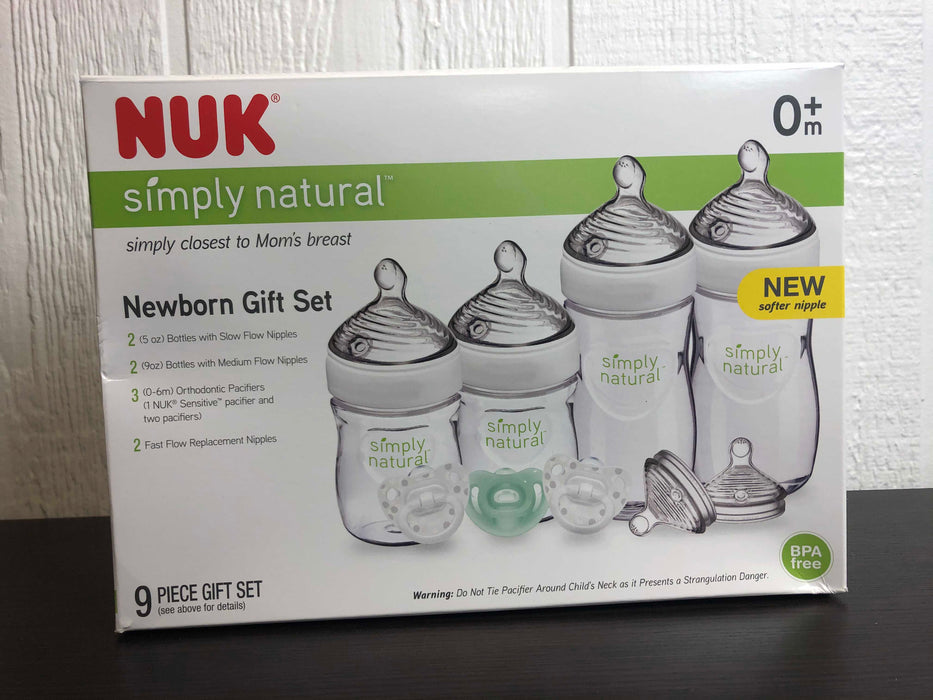 used NUK Simply Natural Bottle Gift Set