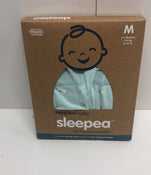 used Happiest Baby Sleepea Swaddle, Medium, Teal Galaxy