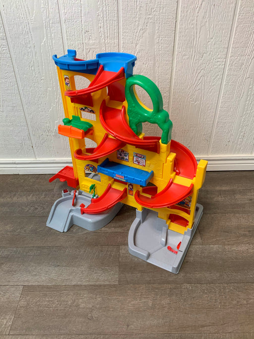 Shop Fisher Price Little People Wheelies Stand 'n Play Raceway at GoodBuy Gear
