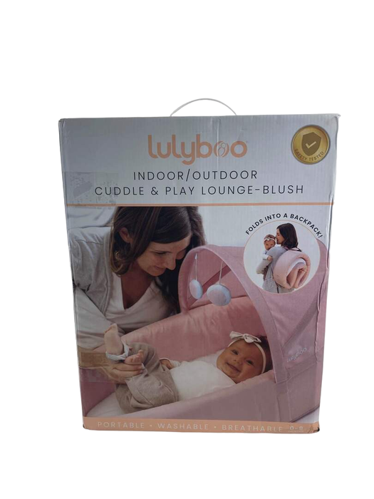 used Lulyboo Cuddle & Play Lounge, Blush