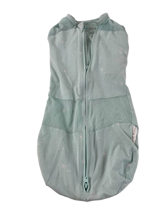 secondhand Happiest Baby Sleepea Swaddle, Teal Stars, Medium