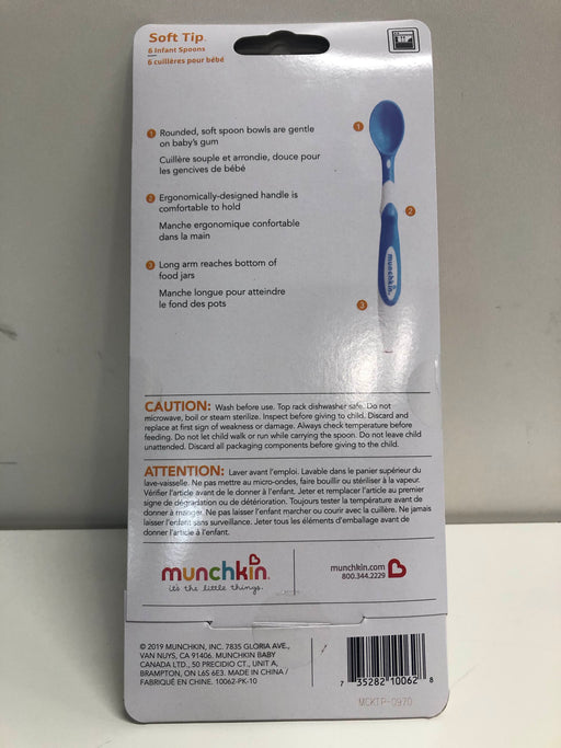 secondhand Munchkin Soft Tip Infant Spoons