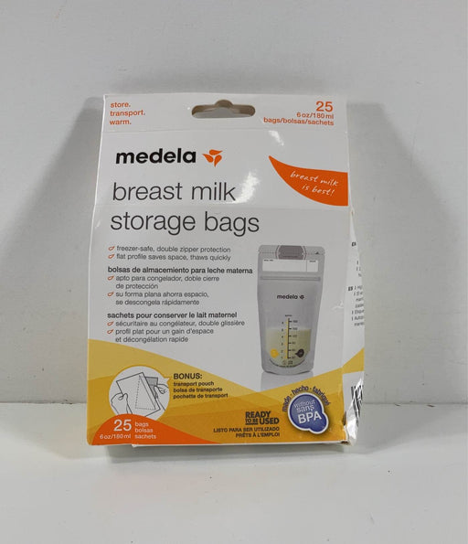 used Medela Milk Storage Bags, 25 Count