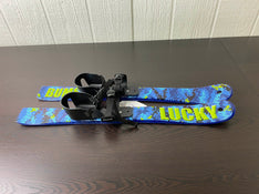 used Lucky Bums Kids Beginner Skis