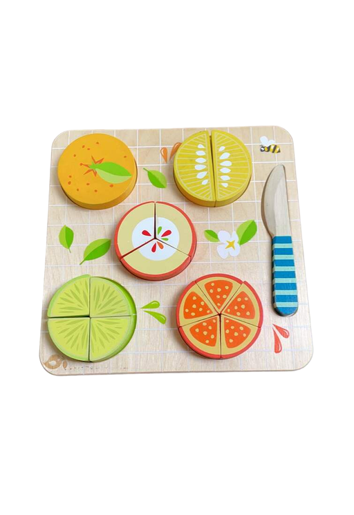 used Tender Leaf Toys Citrus Fractions Puzzle