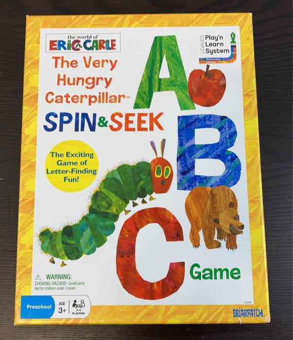 used Briar Patch The Very Hungry Caterpillar Spin & Seek ABC Game