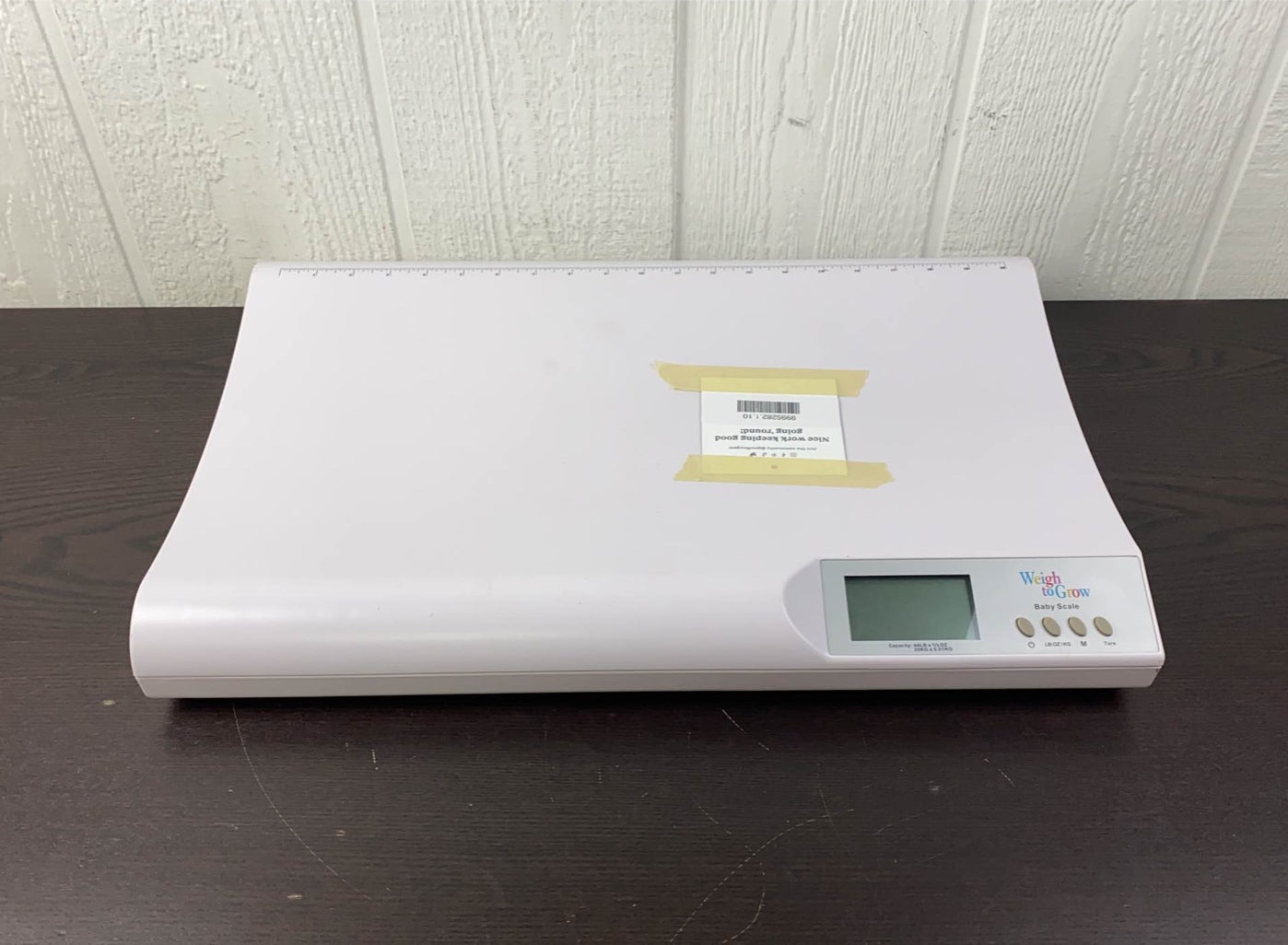 Weigh to hot sale grow baby scale